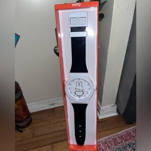 Miffy Black and White Wristwatch Wall Clock NEW NWT NIB